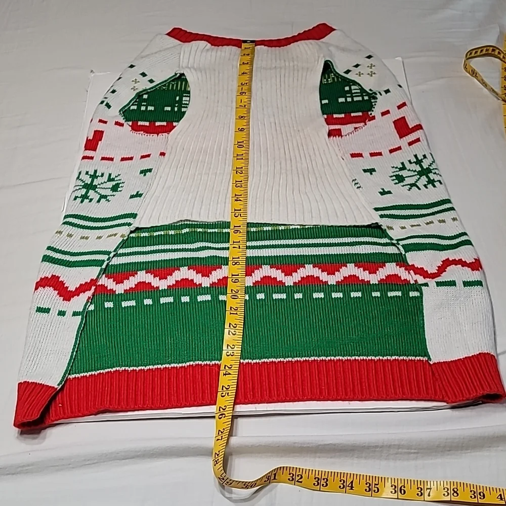Dog Sweater‎ 🐕 Giant Breed  Let It Snow ❄️ PRELOVED